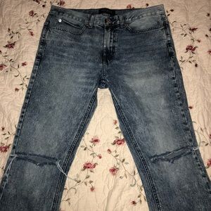 Acid Wash Skinny Jeans